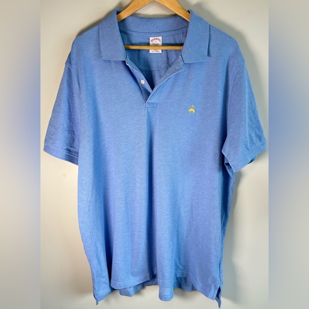 Brooks Brothers Polo Shirt 1818 Men's XL Performance Original Fit Pima Cotton